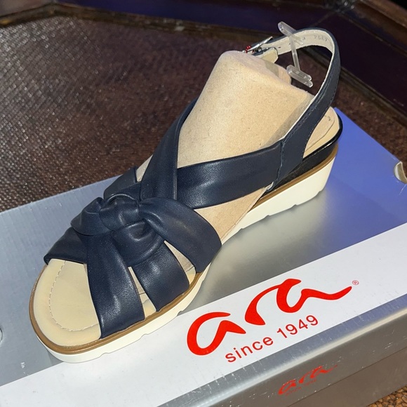 Ara Blue Glove Leather Sandals Women’s Size 6.5 - Picture 5 of 5